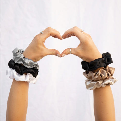 Silky Scrunchies - Pack of 3